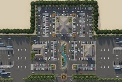 WattEV electric truck stop rendering