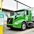 Electric truck charging