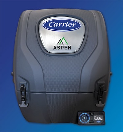 A gray Aspen APU with cab controls shown.
