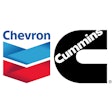 The Chevron and Cummins logos side by side.