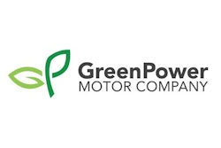 GreenPower's logo of a green leaf with gray letters