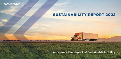 Navistar Sustainability report 2022 cover page
