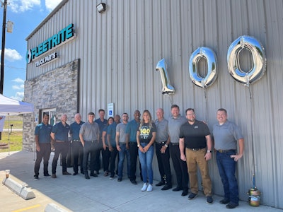 Fleetrite's 100th store opening celebration