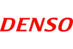The red and white Denso logo