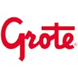 Grote's red-and-white, cursive logo.