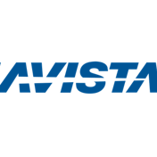 The Navistar logo in white and blue.