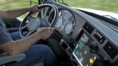 Driver using Traxen iQ-Cruise system