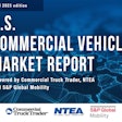 The cover of the fall 2023 U.S. Commercial Vehicle Market Report from Commercial Truck Trader, NTEA and S&P Global Mobility