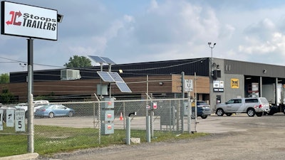 Stoops Trailers outside of Wayne facility