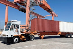 Orange EV HUSK-e Series terminal tractor