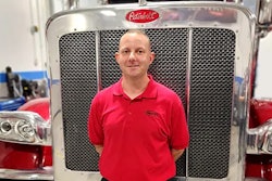 Cody Andrews, new Peterbilt technician for TLG