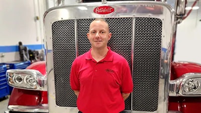 Cody Andrews, new Peterbilt technician for TLG