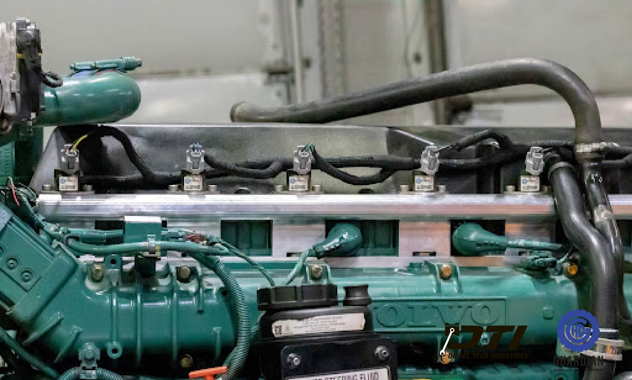 Image of engine manifold with DTI technology