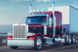 Peterbilt Model 589 on highway