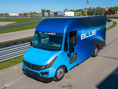 Shyft Group's Blue Arc EV delivery vehicle