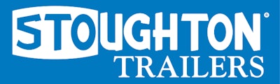 The blue-and-white Stoughton Trailers logo.
