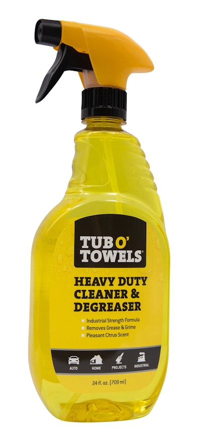 Tub O' Towels spray bottle