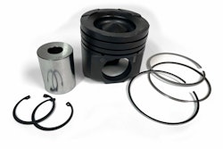 An IPD Cummins X15 engine rebuild kit.