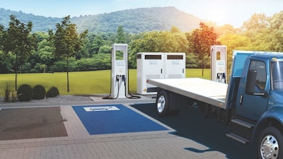 Navistar next charging rendering