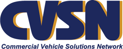 The blue and gold Commercial Vehicle Solutions Network logo