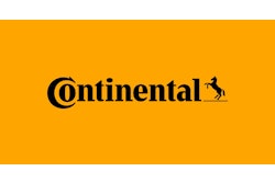 The gold-and-black Continental logo with a rearing horse.