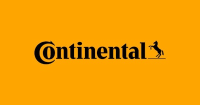 The gold-and-black Continental logo with a rearing horse.