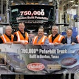 Peterbilt's 750,000th truck produced at Denton, Texas, facility