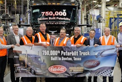 Peterbilt's 750,000th truck produced at Denton, Texas, facility