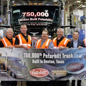 Peterbilt's 750,000th truck produced at Denton, Texas, facility