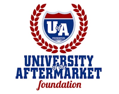 The University of the aftermarket foundation logo