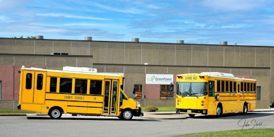 Green Power school buses