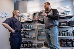 Fleetrite store employees talking in store