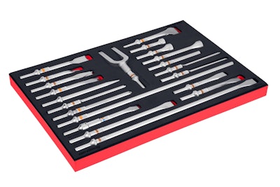 Snap-on's air hammer bit set