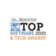 The logo for the 2023 Top Software Awards