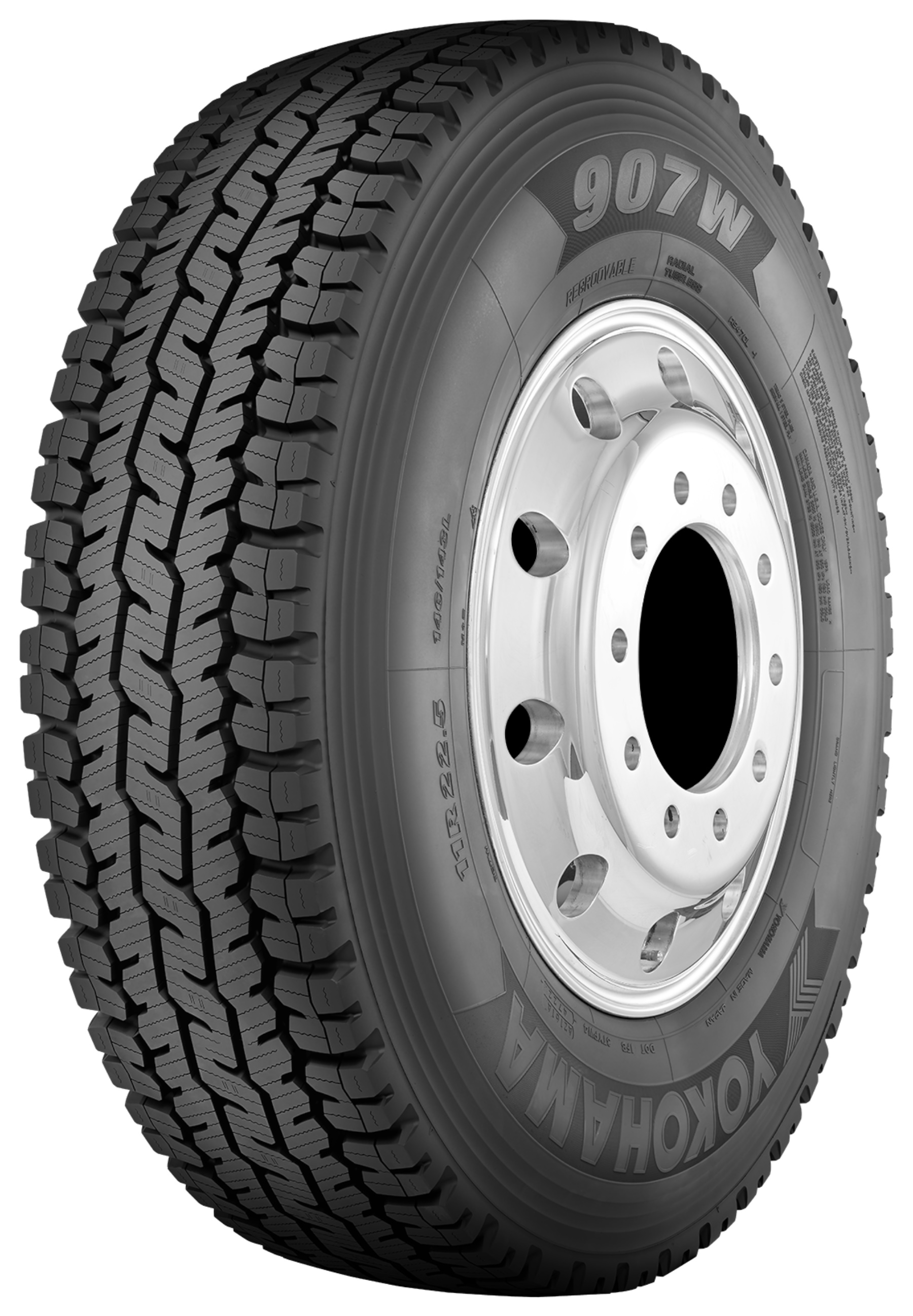 Yokohama 907W drive tire