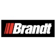 The Brandt logo in black with red stripes and white letters.