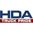 HDA Truck Pride logo in navy, red and white
