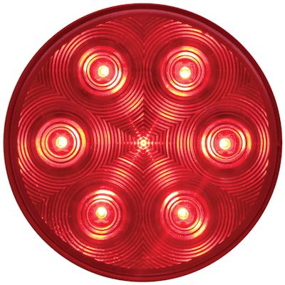 Optronics heated STL13 Series 4-inch round LED stop, turn, taillights