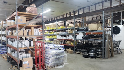 Crossroads Truck Equipment warehouse