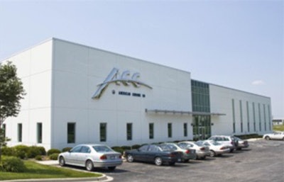 A picture of the outside of a corporate office building with the ACC logo.