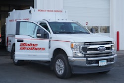 Blaine Brothers work truck