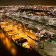 Port of Los Angeles at night