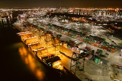 Port of Los Angeles at night
