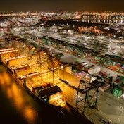 Port of Los Angeles at night
