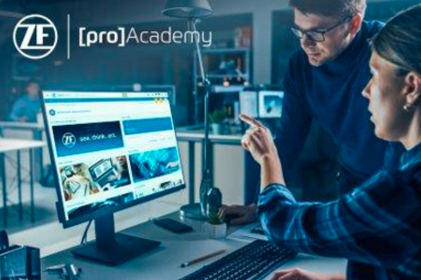 Two people complete ZF [pro]Academy training.