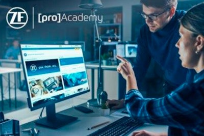 Two people complete ZF [pro]Academy training.
