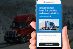 A screenshot of Lendio in the Trucker Path app.