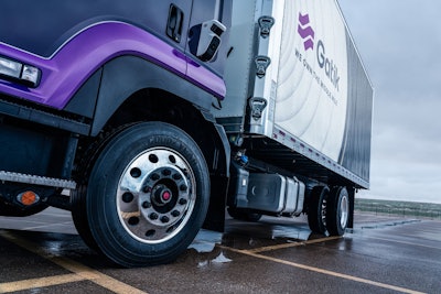 Gatik truck with Goodyear tires