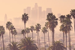 California view with smog