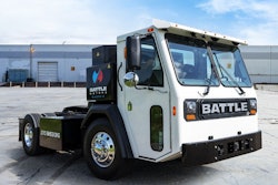 Battle Motors truck parked in lot